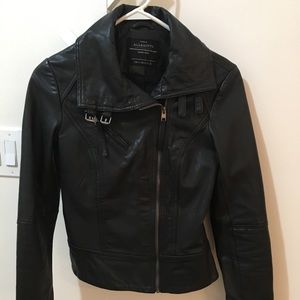 ALL SAINTS leather jacket- sz 0